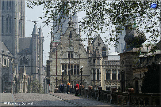 Gent (Ghent) : St.Michel bridge