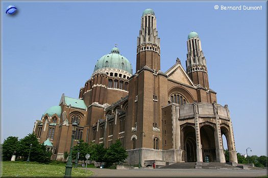Brussels : Sacré-Coeur basilica on Koekelberg hill