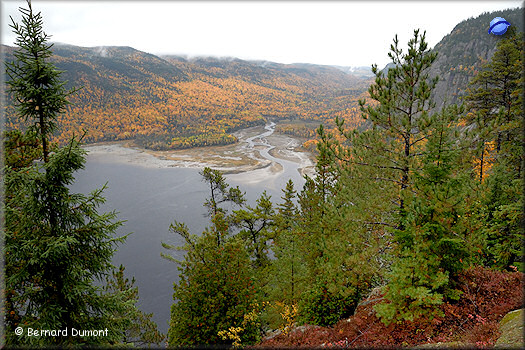 Saguenay National Park, fjord seen from the Statue trail