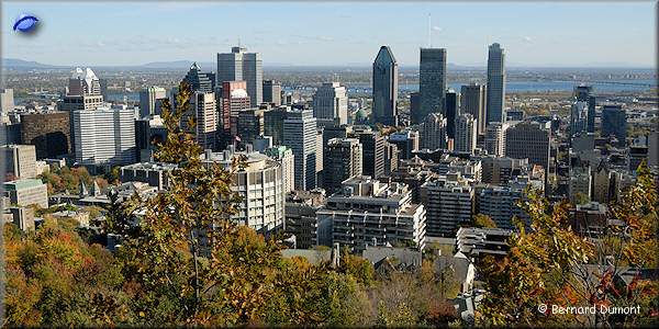 Montreal, view from Mont Royal