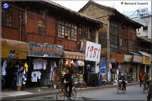 Kunming, quartier du marché