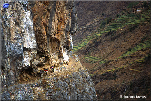 Trekking dans les gorges du Yangzi