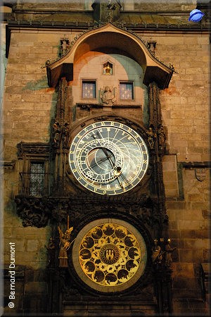 Prague : Astronomical clock of the Old Town Hall (Pražský orloj)