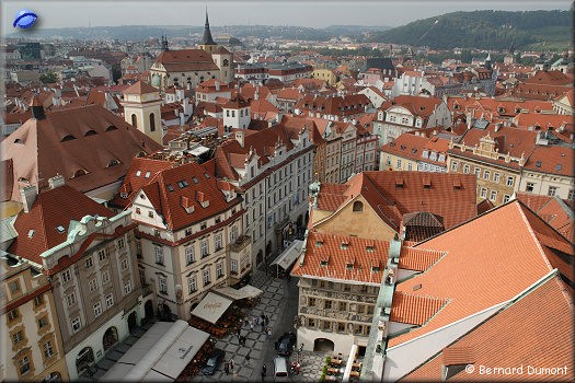 Prague : view from the Old Town Hall tower