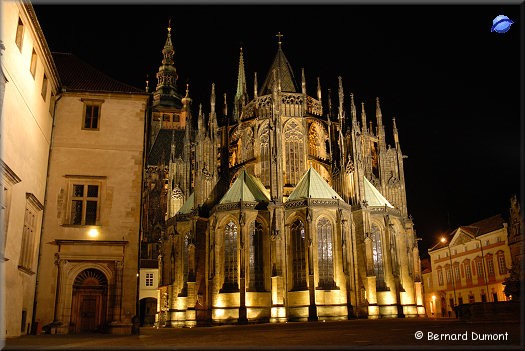 Prague : St.Vitus, St.Wenceslas and St.Adalbert Cathedral (katedrala sv. Vita, Vaclava a Vojtecha)