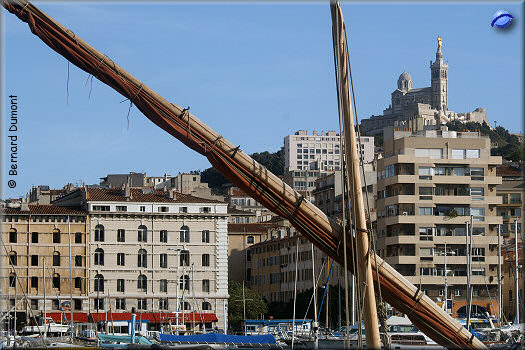 Marseille, the Vieux-Port and Notre-Dame-de-la-Garde