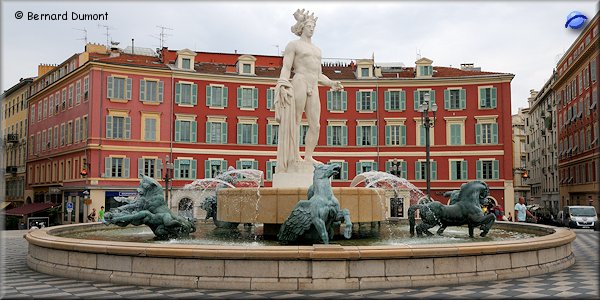 Nice, Place Masséna, Fontaine du Soleil