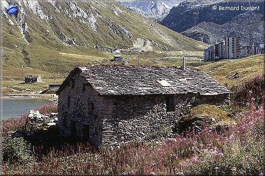 Vanoise regional park, stony house