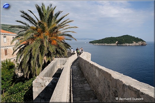 Dubrovnik, walls and Lokrum Island