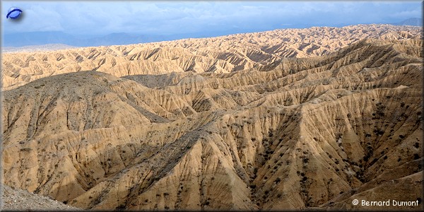 Pleated reliefs at the south of Issyk Kul Lake