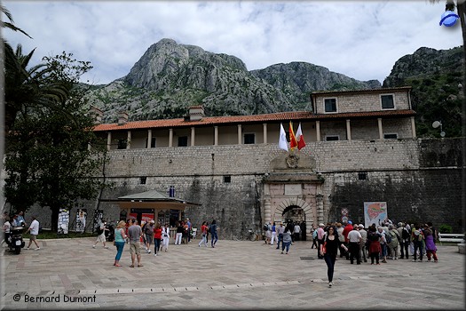 Kotor, at the gate of the old town