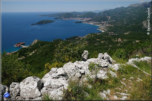 View of the bay of Budva