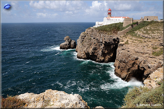 Lighthouse of Cape St. Vincent (Cabo de São Vicente), southwestern tip of Portugal