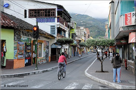 Baños, downtown