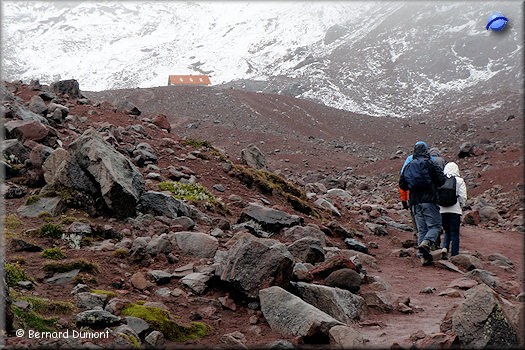 Towards Chimborazo's shelter