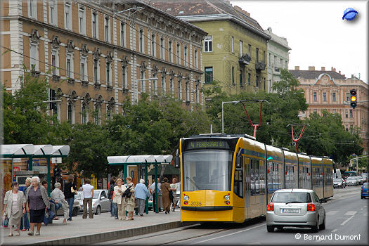 Budapest : tramway in Pest