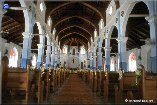 Soufriere, inside the church