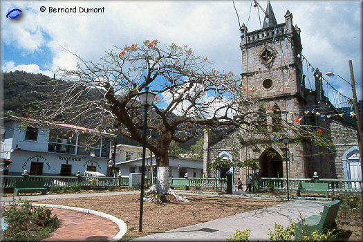 Soufriere, church square