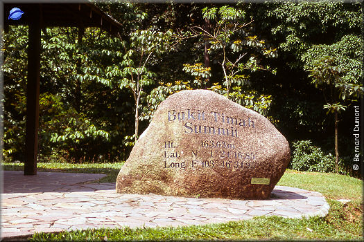 Bukit Timah, point culminant de Singapour