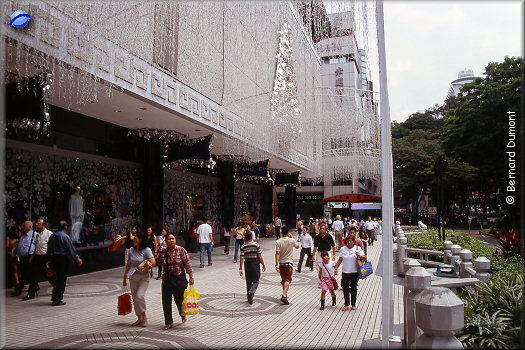 Singapour : Orchard Road, principale avenue
