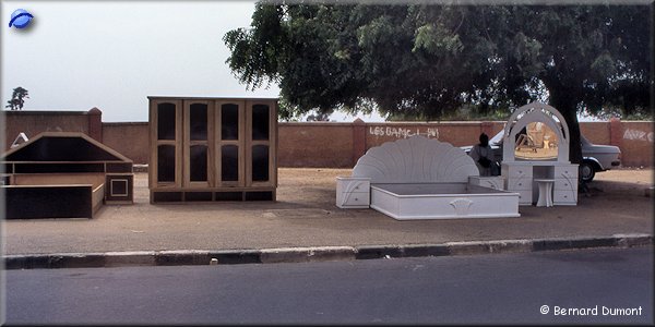 Furniture for sale along the road