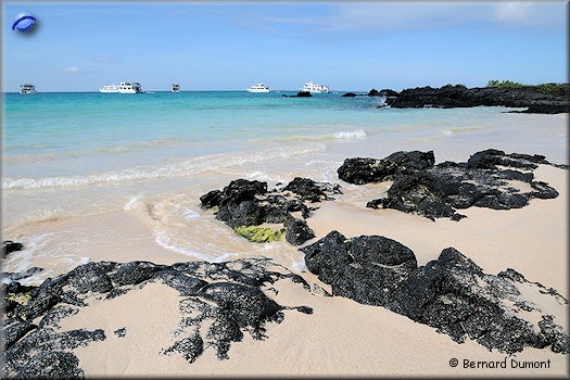 (Santa Cruz) Las Bachas beach on the northern coast