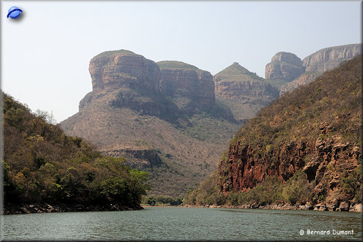 Blyde River Canyon, view of the Three Rondavels