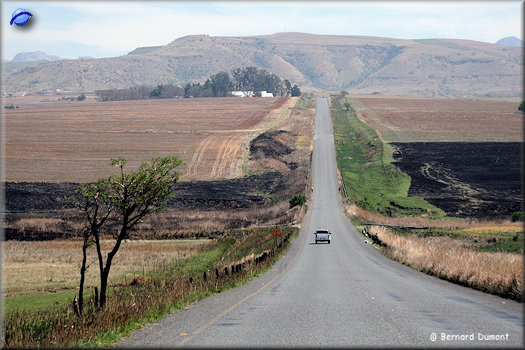 Route through Drakensberg (northeastern Lesotho)